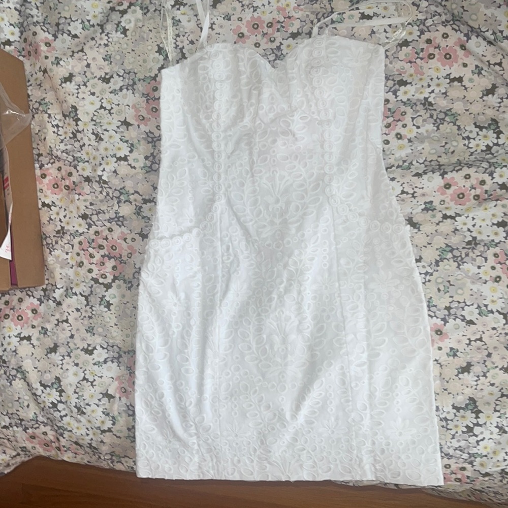 BRAND NEW Lily pulitzer white dress